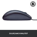 Miniatyrbillede 5 af 8: Logitech B100 - Mus - optisk - 3 knapper - kablet - USB - sort (910-003357)