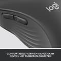 Pikkukuva 6 / 7: Logitech Signature M650 L - Hiiri - koko L - optinen - 5 painiketta - langaton - Bluetooth, 2,4 GHz - Logitech Logi Bolt USB-vastaanotin - Grafiitti (