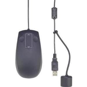 Renkforce USB Mouse Laser IP68 Industrial Mouse iM-LM-T01-BK Sort (iM-LM-T01-BK)