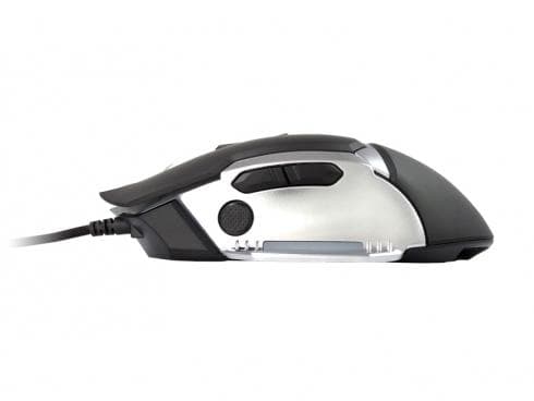 Conceptronic DJEBBEL 8 - mus - ergonomisk - optisk - 8 knappar - trådbunden - USB - svart, silver