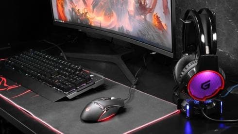 Conceptronic DJEBBEL 8 - mus - ergonomisk - optisk - 8 knappar - trådbunden - USB - svart, silver