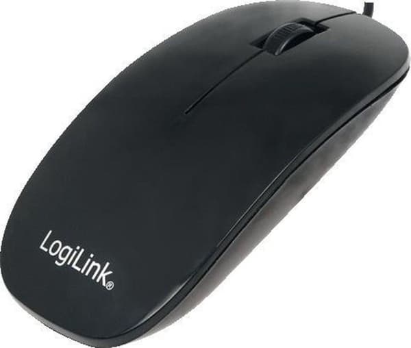 LogiLink ID0063 Mus USB Optisk Svart Svart