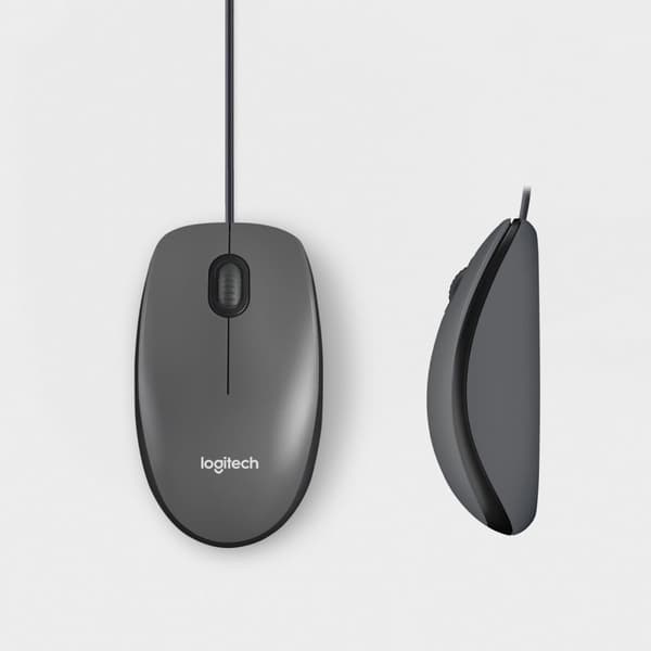 Logitech M100 - Mus - Sort
