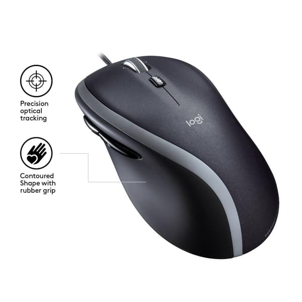 Logitech M500 - mus - laser - trådbunden - USB