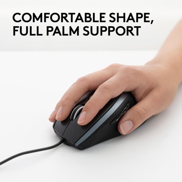 Logitech M500 - mus - laser - trådbunden - USB