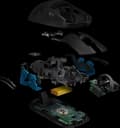 Miniatyrbild 5 av 11: Logitech G PRO trådlös mus högerhänt RF trådlös optisk 16000 DPI