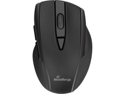 MediaRange MROS217, Oikeakätinen, Optinen, Bluetooth, 2400 DPI, Musta