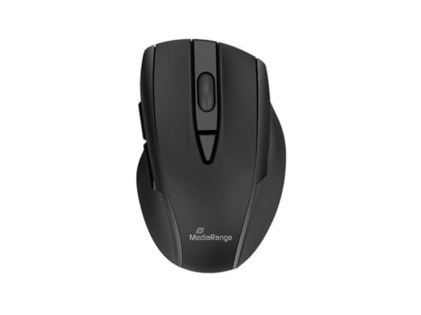 MediaRange MROS217, Oikeakätinen, Optinen, Bluetooth, 2400 DPI, Musta