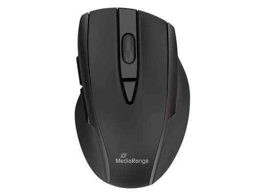 MediaRange MROS217, Oikeakätinen, Optinen, Bluetooth, 2400 DPI, Musta musta