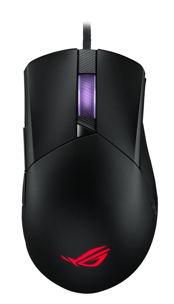 ASUS ROG Gladius III mus Högerhänt USB Type-A Optisk 19000 DPI Svart