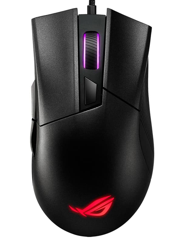 ASUS ROG Gladius II Core-mus Svart