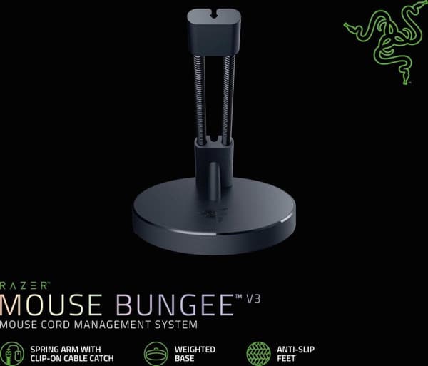 Razer Bungee V3 - hiiren kaapelipidike