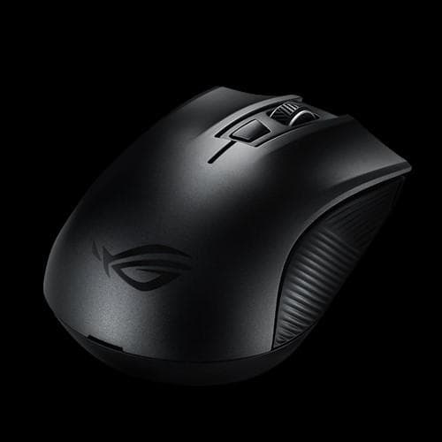 ASUS ROG Strix Carry - Mus - Högerhänt - optisk - trådlös - 2,4 GHz, Bluetooth 5.0 LE - trådlös mottagare (USB) (90MP01B0-B0UA00)