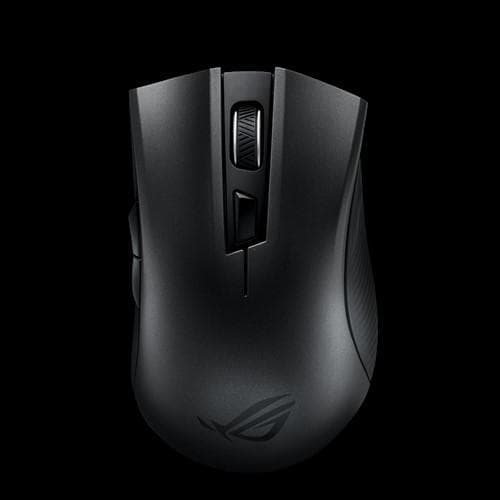 ASUS ROG Strix Carry - Mus - Högerhänt - optisk - trådlös - 2,4 GHz, Bluetooth 5.0 LE - trådlös mottagare (USB) (90MP01B0-B0UA00)