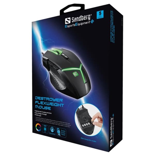 Sandberg Destroyer FlexWeight Mouse