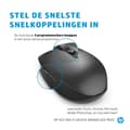 Miniatyrbild 2 av 4: HP 635 Multi-Device Mus Ambidextrous RF trådlös + Bluetooth 1200 DPI