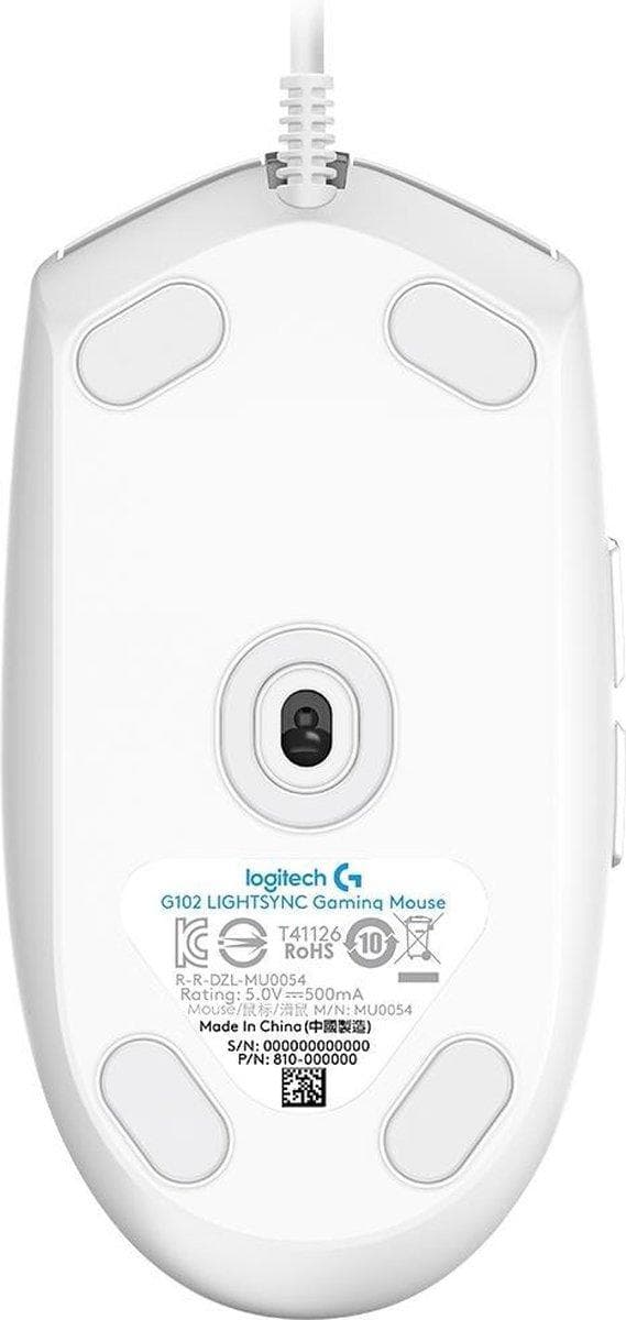 Logitech G G102 LIGHTSYNC mus USB Type-A 8000 DPI