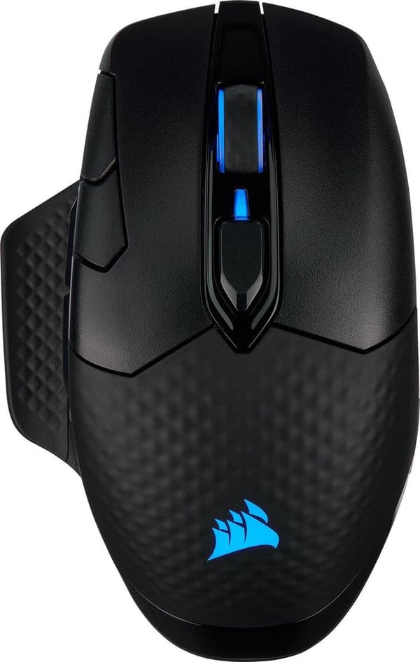 Corsair Dark Core RGB Pro SE - Langaton pelihiiri - 18000 DPI - Musta