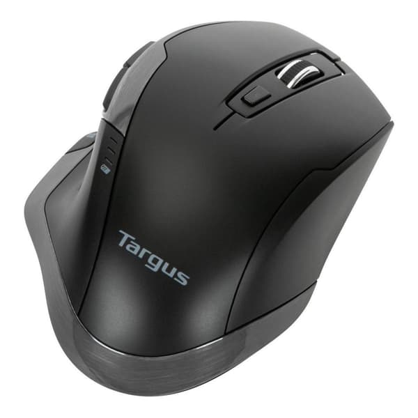 Targus AMW584GL antimikrobiell ergonomisk trådlös mus
