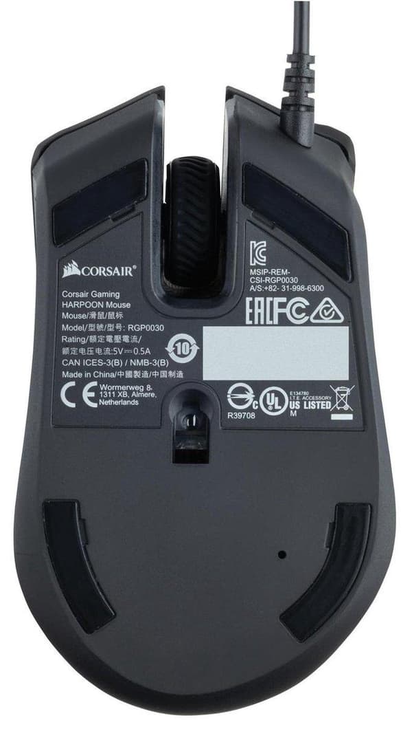 Corsair Harpoon RGB Pro Gaming Mouse - 12000 DPI - Svart