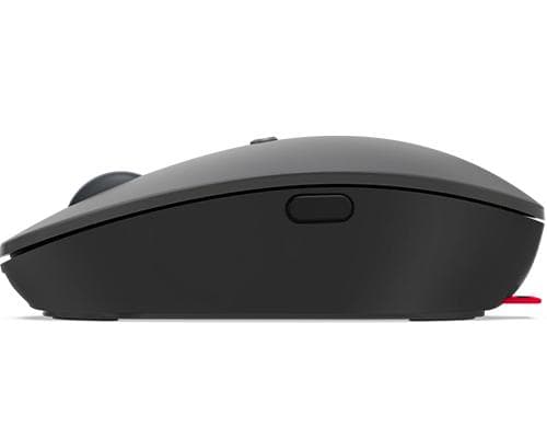 Lenovo Go -monilaite - Hiiri - optinen sininen - 3 painiketta - langaton - 2,4 GHz, Bluetooth 5.0 - langaton USB-C-vastaanotin - Thunder Black - Think