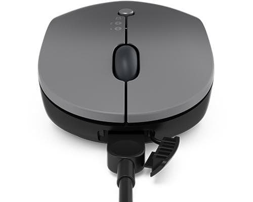 Lenovo Go -monilaite - Hiiri - optinen sininen - 3 painiketta - langaton - 2,4 GHz, Bluetooth 5.0 - langaton USB-C-vastaanotin - Thunder Black - Think