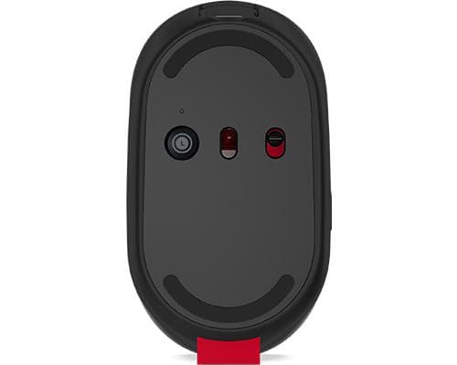 Lenovo Go -monilaite - Hiiri - optinen sininen - 3 painiketta - langaton - 2,4 GHz, Bluetooth 5.0 - langaton USB-C-vastaanotin - Thunder Black - Think
