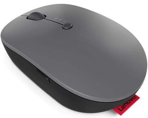 Lenovo Go -monilaite - Hiiri - optinen sininen - 3 painiketta - langaton - 2,4 GHz, Bluetooth 5.0 - langaton USB-C-vastaanotin - Thunder Black - Think