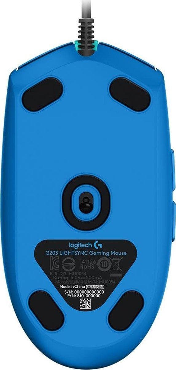Logitech G203 LIGHTSYNC pelihiiri RGB-valolla - sininen