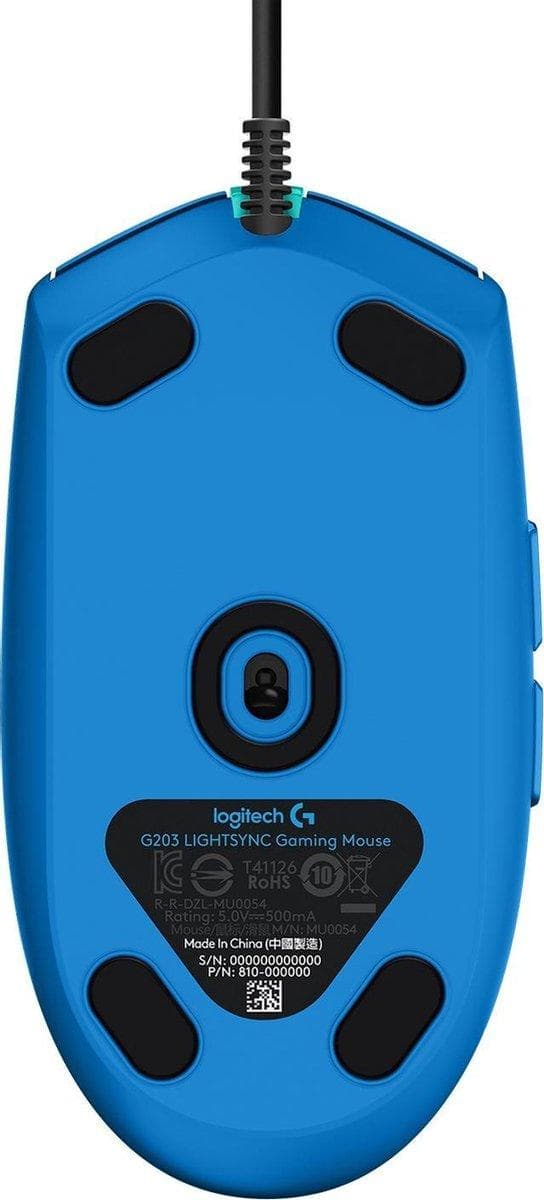 Logitech G203 LIGHTSYNC pelihiiri RGB-valolla - sininen