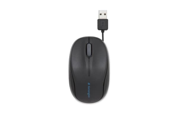 Kensington PRO FIT infällbar mobil mus Scrollhjul PC-mus PC/Mac Notebook-mus 2-vägs