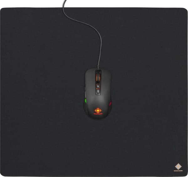 Deltaco Gaming Extra L pelihiirimatto 45x40cm - Käsinpestävä neopreeni - musta