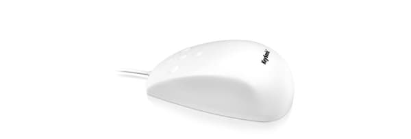 KeySonic KSM-3020M-W - Mus - 5 knappar - trådbunden - USB - vit