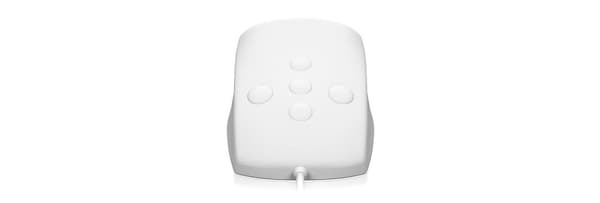 KeySonic KSM-3020M-W - Mus - 5 knappar - trådbunden - USB - vit