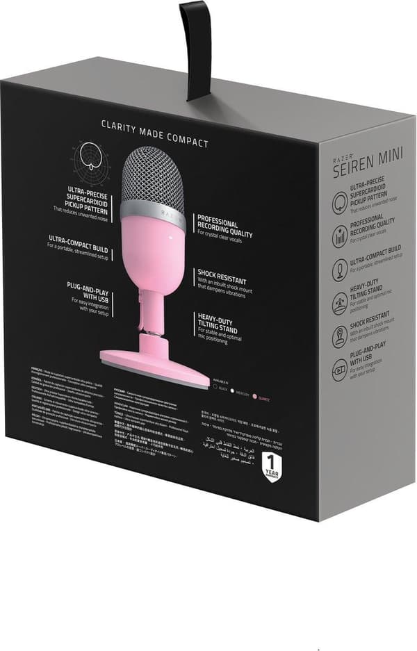 Razer Seiren Mini Streaming Mikrofon - Kvarts