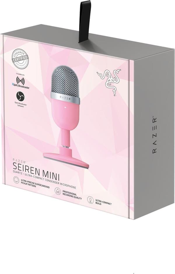 Razer Seiren Mini Streaming Mikrofon - Kvarts