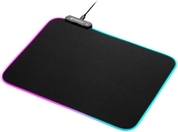 Sharkoon 1337 RGB V2 Gaming Mattamusta pelihiirimatto