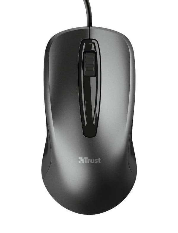 Trust Carve - Optisk USB-mus / Svart