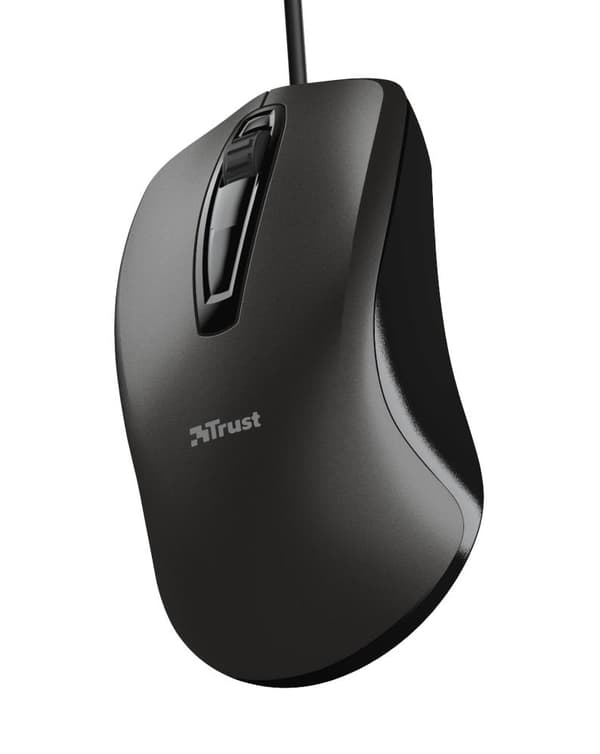 Trust Carve - Optisk USB-mus / Svart