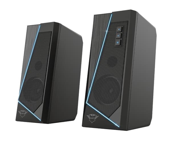 GXT 609 Zoxa - PC-högtalare 2.0 - Gaming-högtalarset - RGB-belysning - Svart