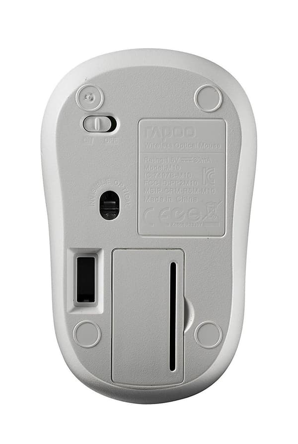 Rapoo M10 Plus - Mus - Trådlös - Grå