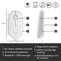 Pikkukuva 6 / 8: Logitech Pebble M350 - Langaton Bluetooth-hiiri - Valkoinen