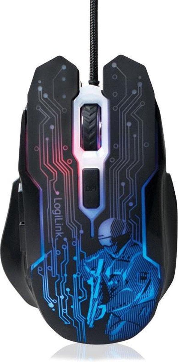 LogiLink ID0137 Mus USB Type-A Optisk 2400 DPI Ambidextrous