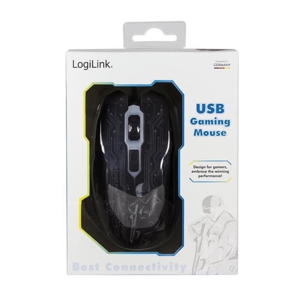 LogiLink ID0137 Mus USB Type-A Optisk 2400 DPI Ambidextrous