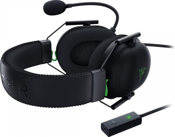 Razer Blackshark V2 Gaming Headset + USB Mic Enhancer - PC - musta