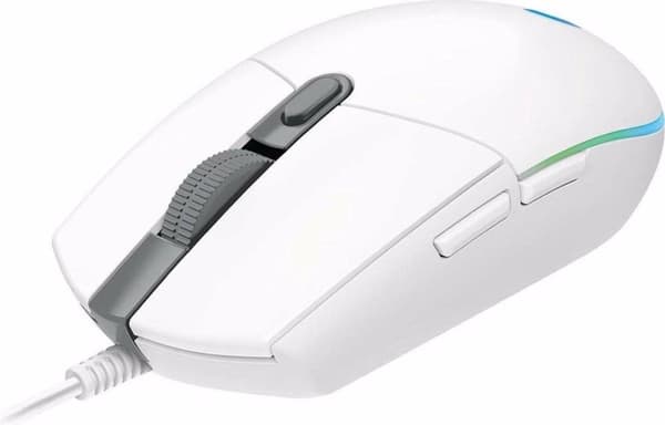 Logitech G203 LIGHTSYNC pelihiiri RGB-valolla - valkoinen