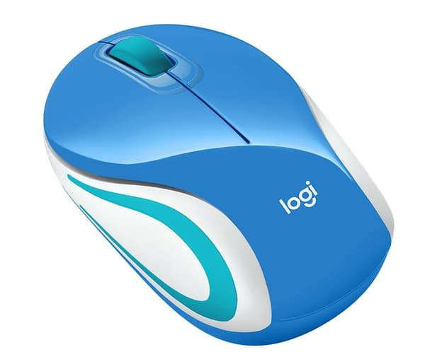 Logitech M187 - Trådlös Minimus - Blå