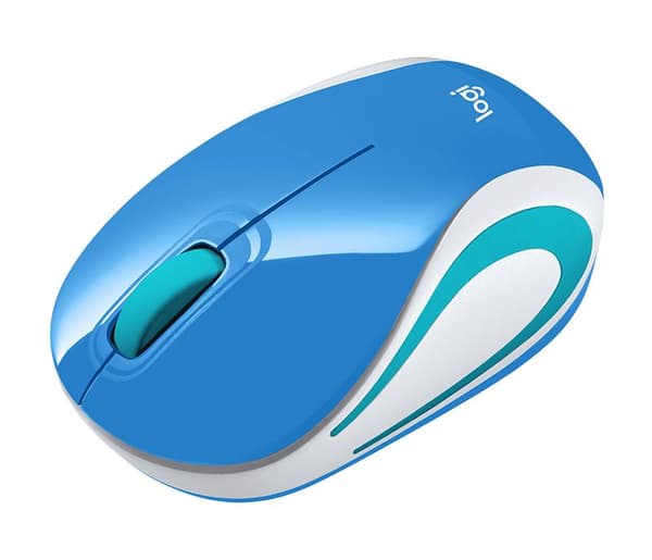 Logitech M187 - Trådlös Minimus - Blå