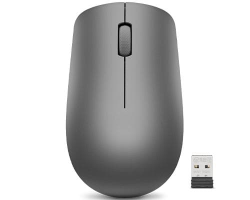 Lenovo 530 mus Ambidextrous RF trådløs optisk 1200 DPI Grafit