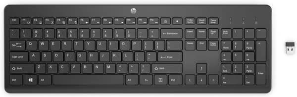 HP 230 Keyboard RF Wireless Sort